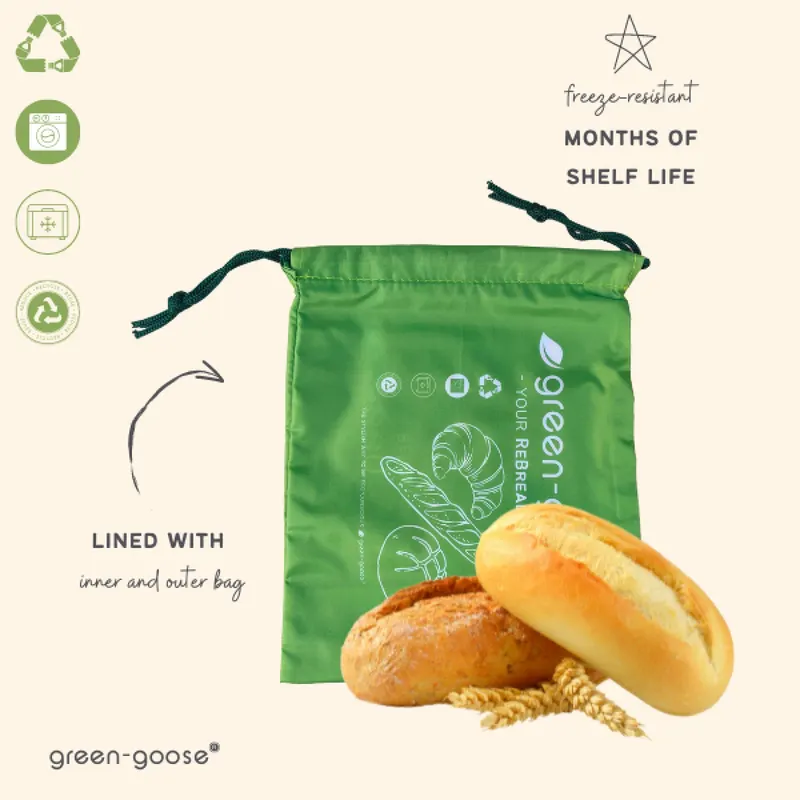 Green Goose Herbruikbare broodzak set – 3 stuks, foto 9