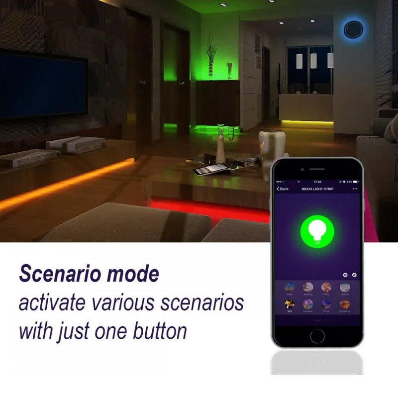WOOX Slimme WIFI LED strip – Voor binnen en buiten – R5093, foto 3