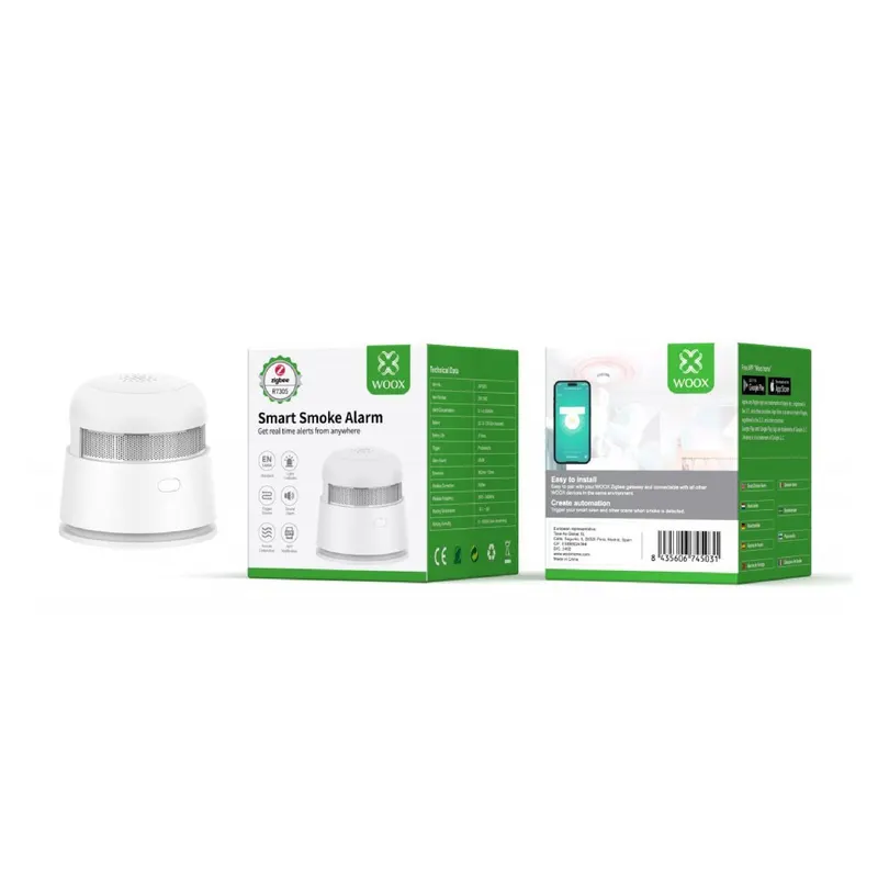 WOOX Slimme rookmelder – met warmtedetectie – Met meldingen via de APP – R7305