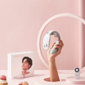 SKG – Nekmassageapparaat – Draagbaar – Met afstandsbediening – 4098E – Wit