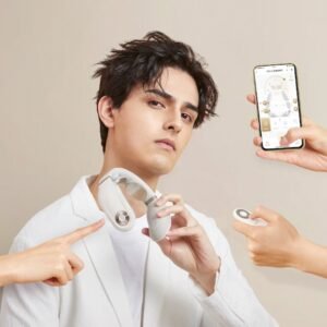 SKG – Nekmassageapparaat – Draagbaar – Met afstandsbediening – 4098E – Wit