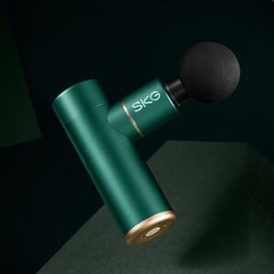 SKG – Draadloze Massage Gun – Compact design – 4 Koppen en 4 Snelheden – F3-EN – Groen