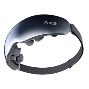 SKG - Draadloze oogmassasager - Vibratie, verwarming & bluetooth muziek - E7-EN - Zwart