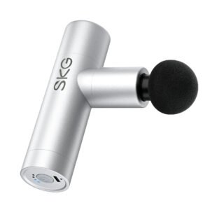 SKG – Draadloze Massage Gun – 4 Koppen en 4 Snelheidsniveaus – F3 Lite – Grijs