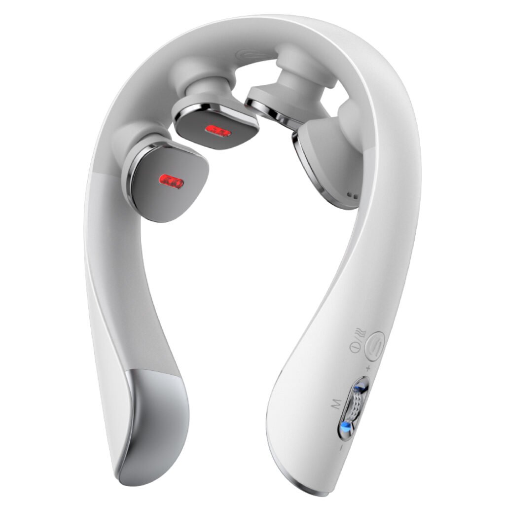 SKG - Nekmassageapparaat - Draagbaar - Met warmtecompressie  - K5-3 Pro - Wit