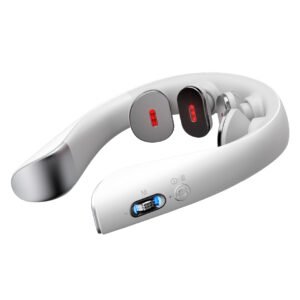 SKG – Nekmassageapparaat – Draagbaar – Met warmtecompressie  – K5-3 Pro – Wit