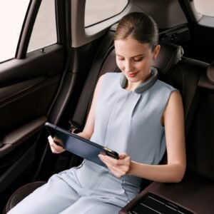 SKG – Nekmassageapparaat – 9 massagekoppen –  Met roodlichttherapie – G7 Pro Max – Grijs