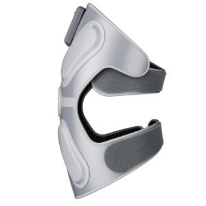 SKG – Draadloze kniemassager – Vibratie, warmte en Stemfeedback – W3-Pro – Grijs