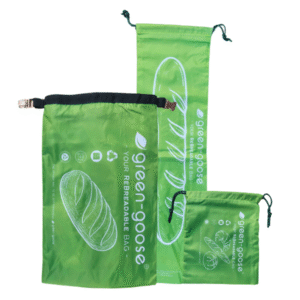 Green Goose – Herbruikbare Eco broodzak set – 3 stuks