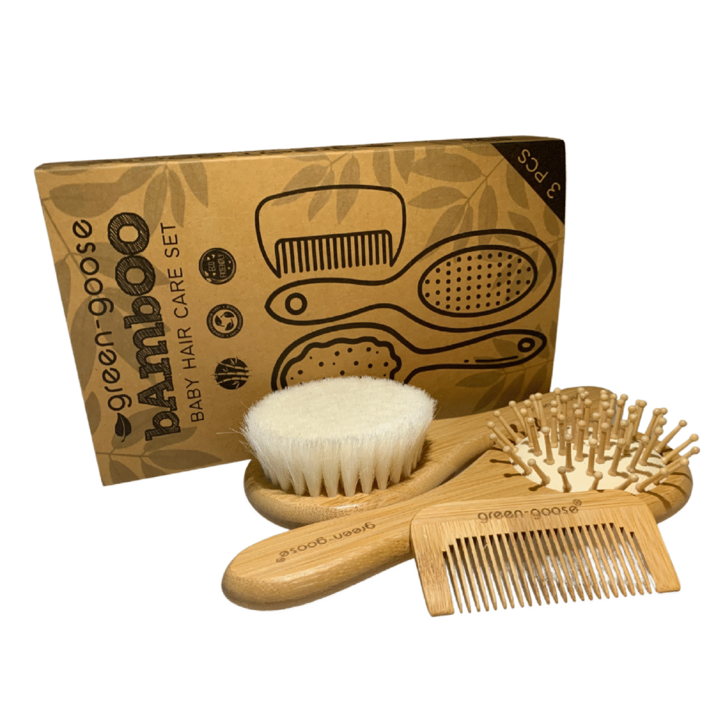 Green Goose - Carebox - Bamboe baby verzorgingsset - 3 delig