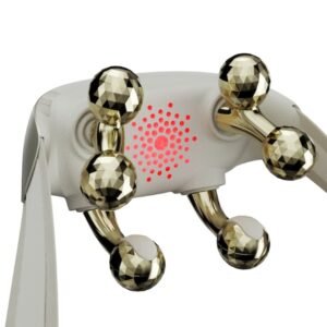 SKG – Draadloze Nek- & Schoudermassager met Warmte & Rood-lichttherapie – H7 Ultra E – Goud