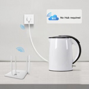 Woox – Slimme wandcontactdoos – EU Wifi inbouw stopcontact – met spraakbesturing – R4054