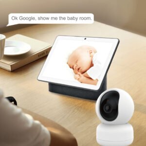 Woox – Full HD Compacte slimme beveiligingscamera voor binnen – 360 graden draaihoek – 1080P – R4040 – Wit