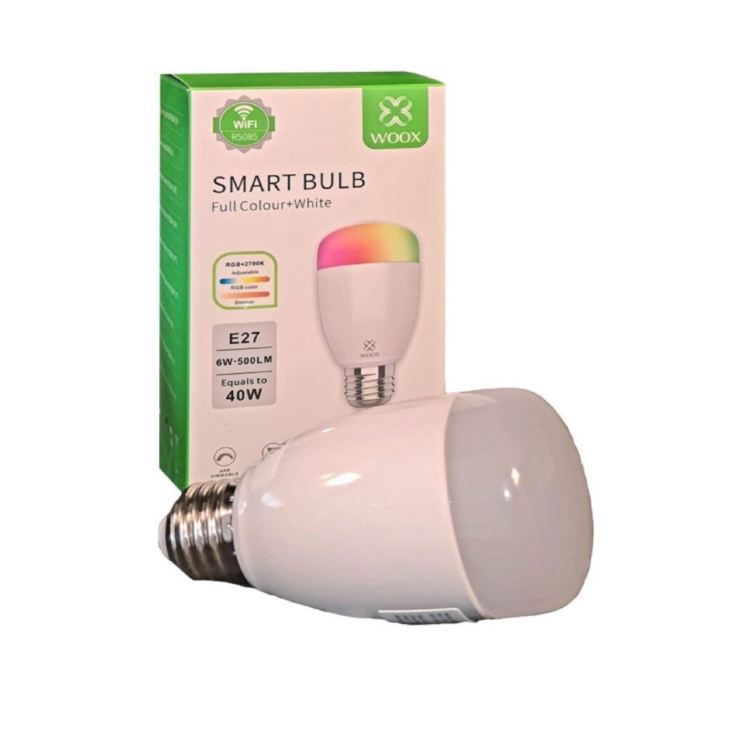 Woox - Slimme WIFI RGB LED Lamp E27 - Lichtpeer - R5085