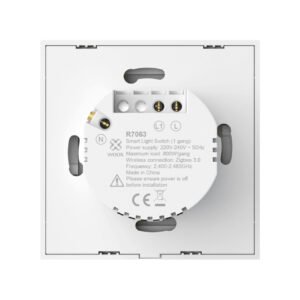 Woox – Slimme Wifi inbouwschakelaar – Lichtschakelaar – Bediening via de APP – R7063