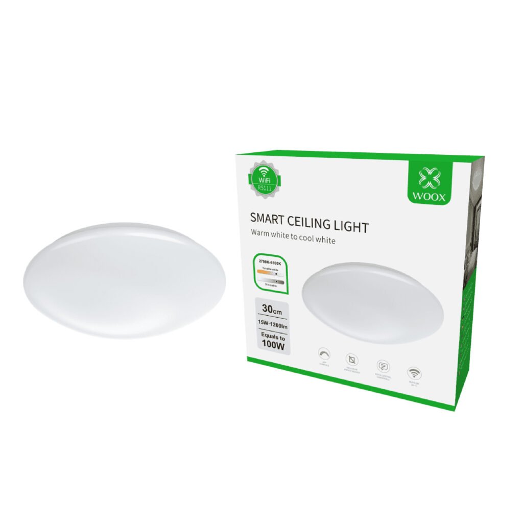 Woox - Slimme WiFi plafondlamp - 30cm doorsnee - R5111