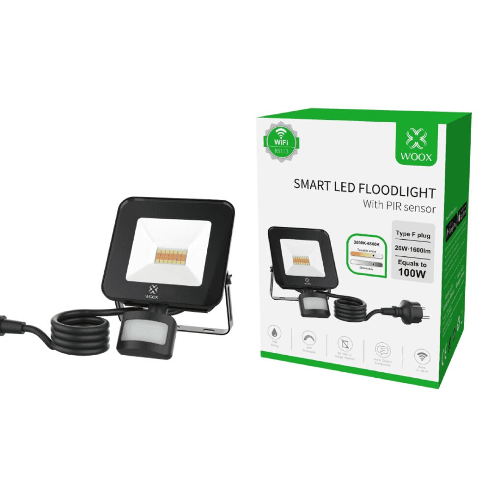 Woox - Slimme WiFi schijnwerper met bewegingssensor - R5113