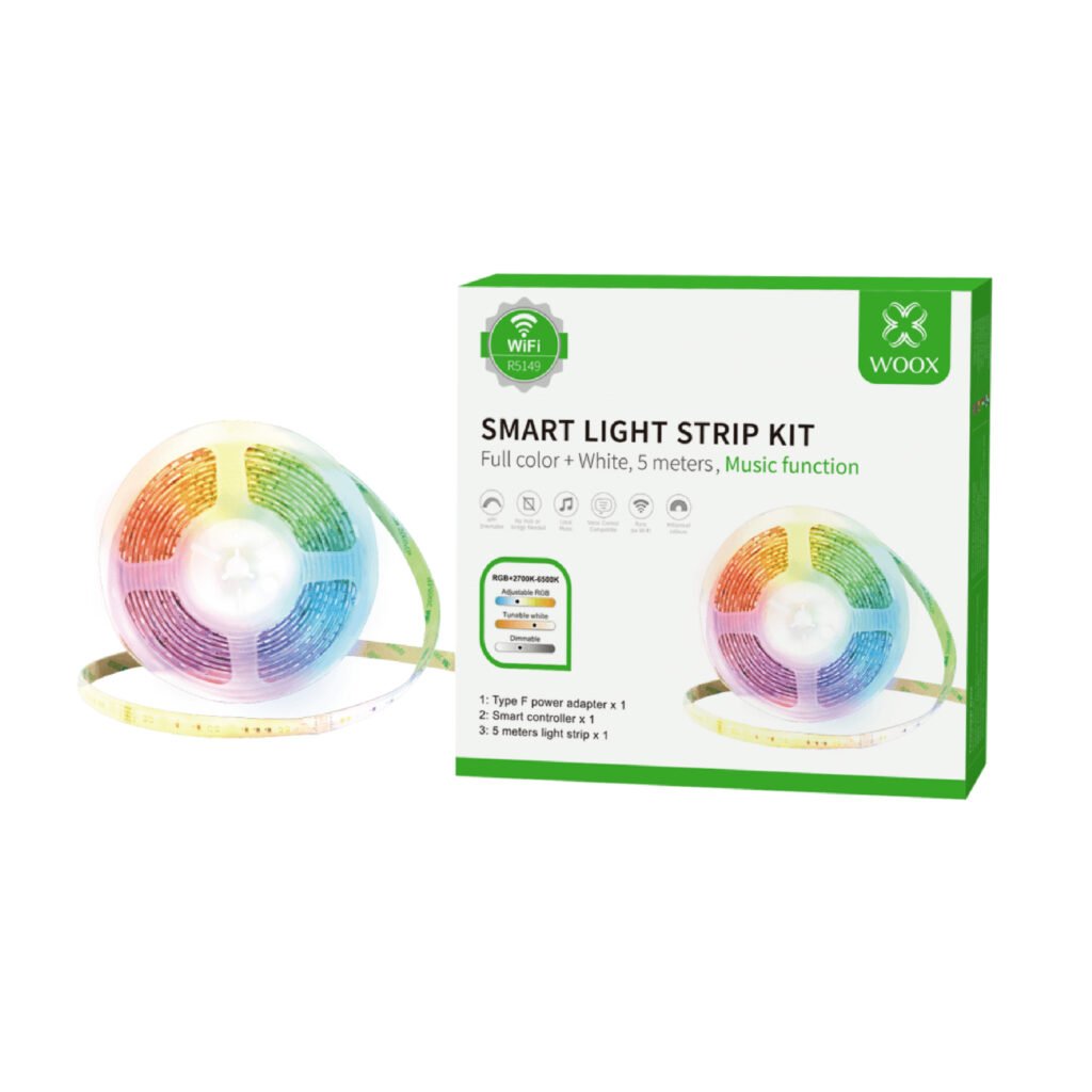 Woox - Slimme WIFI LED strip - met Muziekfunctie - R5149
