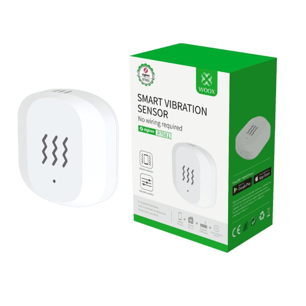 Woox - Slimme sensor voor trillingen - Meldingen op je telefoon - R7081