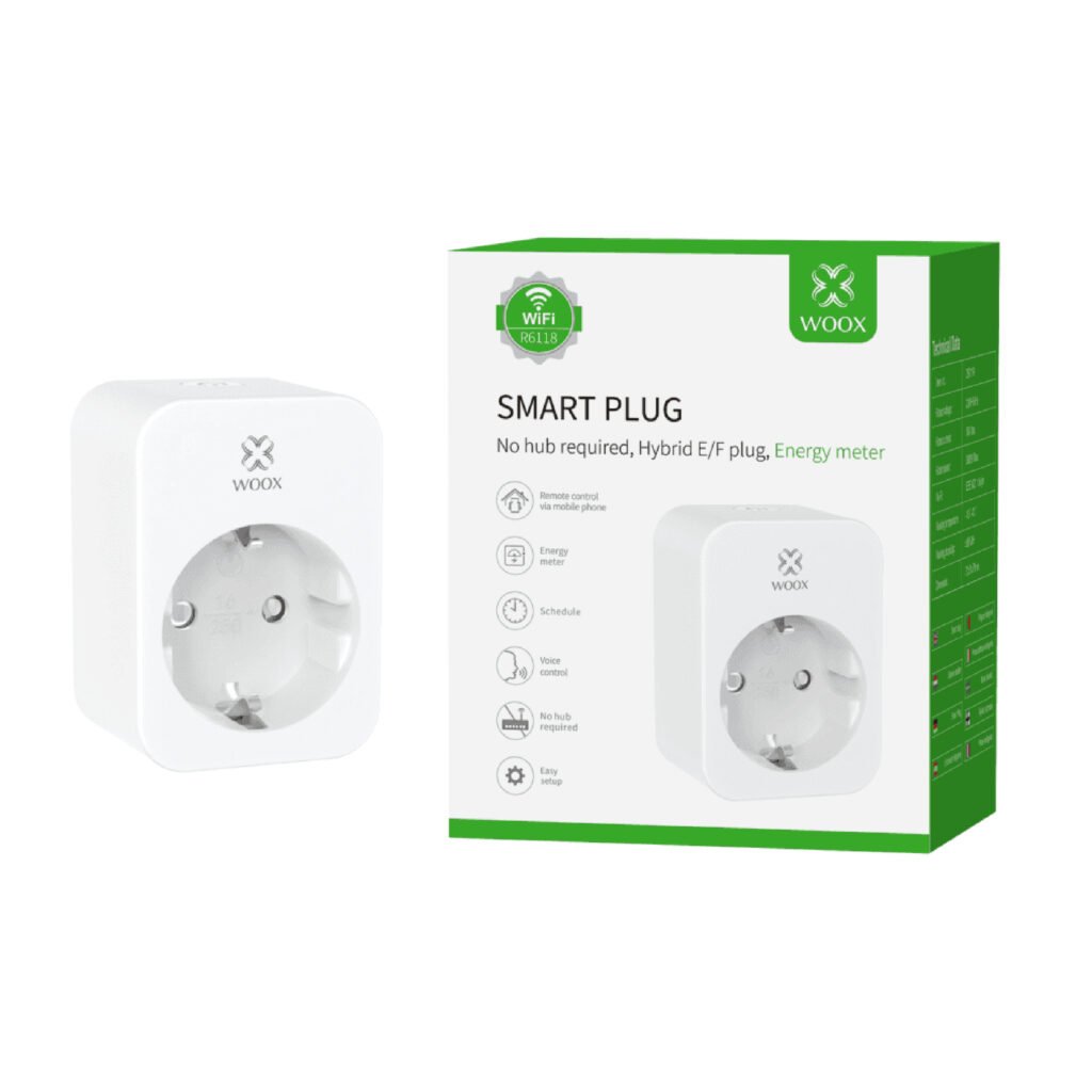 Woox - Slimme stekker - Wifi Smart plug - Met energiebeheer - R6118