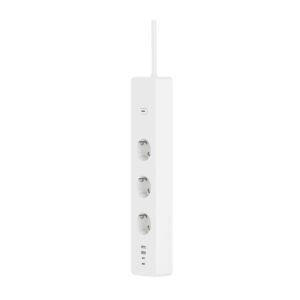 Woox – Slimme stekkerdoos – 3 stopcontacten en 4 usb-uitgangen – 150CM – Besturing via de app – R6132