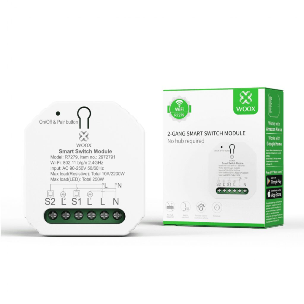 Woox - Slimme Wifi draadloze schakelaar - Besturing via de APP - R7279
