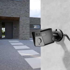 Woox – Full UHD Compacte slimme beveiligingscamera voor buiten – Bewegingsdetectie – 2304x1296P – R3568 – Zwart