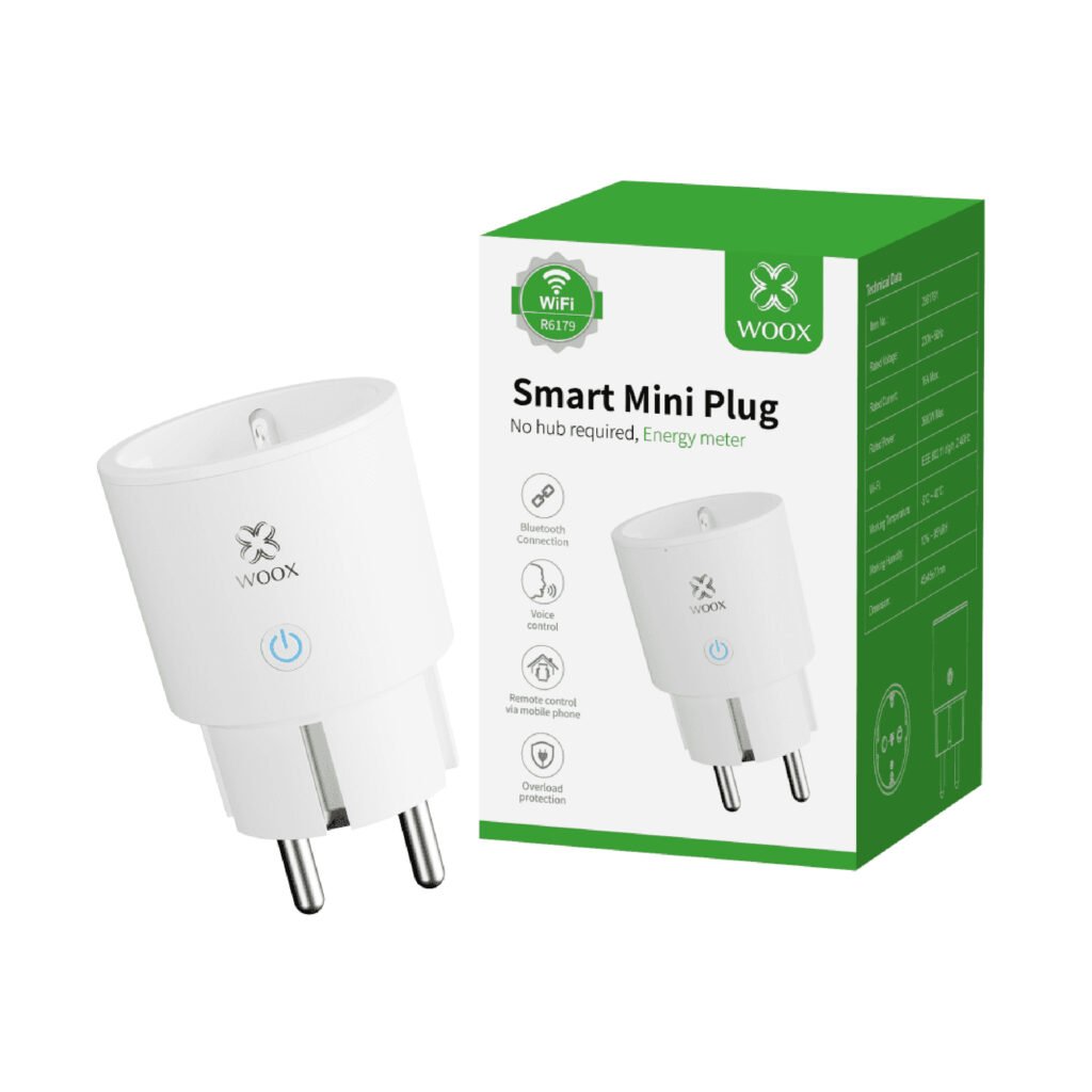 Woox - Slimme stekker - Wifi Smart plug - Met energiemeting - R6179
