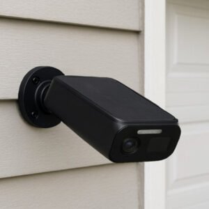 Woox – Draadloze beveiligingscamera voor buiten – Haarscherp beeld – Met supergroot zonnepaneel – R8482