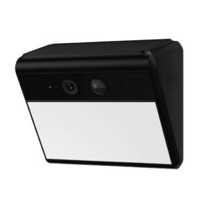 Woox – 2 in 1 solar beveiligingscamera voor buiten – 3 Megapixels – Met supergroot LED lichtpaneel – R8422